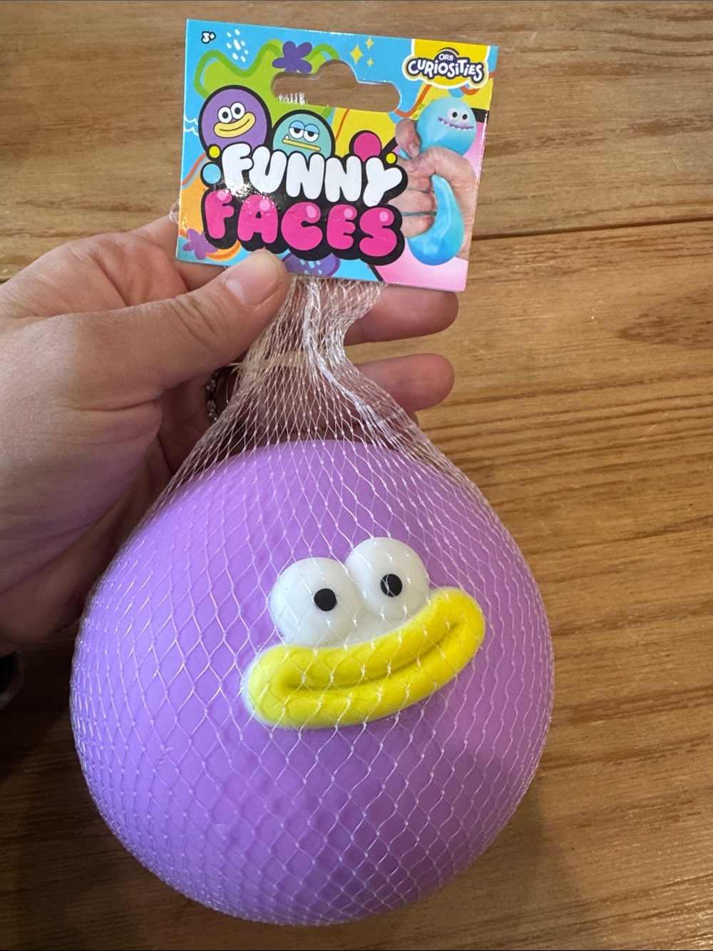 Funny Faces 5 Below Viral Squishy - Purple